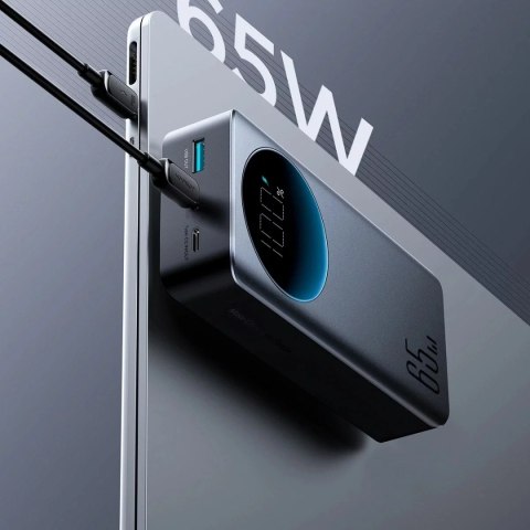 Joyroom Powerbank Joyroom JR-PBF05 65W 30000mAh z wyświetlaczem Czarny Joyroom Powerbank Joyroom JR-PBF05 65W 30000mAh z wyświetlaczem Czarny
