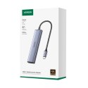 UGreen Adapter Ugreen CM478 USB-C do HDMI / USB-A 3.0 / 2x USB 2.0 / PD Szary