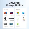 UGreen Adapter Ugreen CM478 USB-C do HDMI / USB-A 3.0 / 2x USB 2.0 / PD Szary