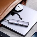 UGreen Adapter Ugreen CM478 USB-C do HDMI / USB-A 3.0 / 2x USB 2.0 / PD Szary