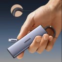 UGreen Adapter Ugreen CM498 USB-C HDMI VGA RJ45 USB-A SD PD 100W Hub 9w1 Szary