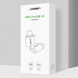 UGreen Adapter Ugreen US270 USB-C do USB-A 3.0 OTG ze smyczą 5Gb/s Szary