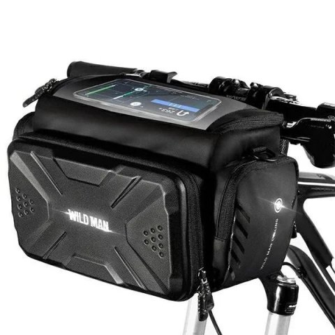 Wildman Torba na kierownicę rowerową Wildman 3L GS6 Wodoodporna do Smartfona Wildman Torba na kierownicę rowerową Wildman 3L GS6 Wodoodporna do Smartfona
