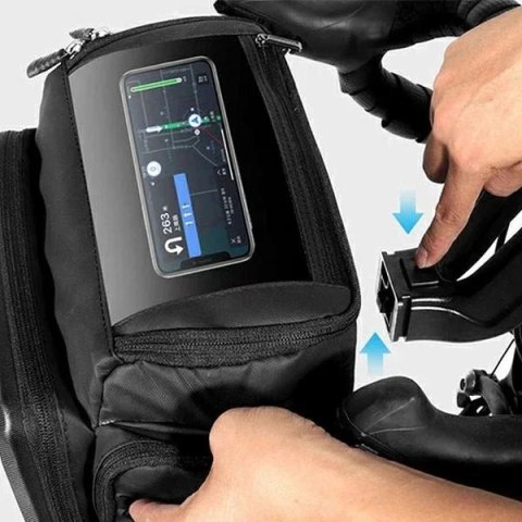 Wildman Torba na kierownicę rowerową Wildman 3L GS6 Wodoodporna do Smartfona Wildman Torba na kierownicę rowerową Wildman 3L GS6 Wodoodporna do Smartfona