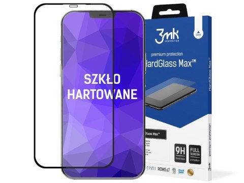 3mk Szkło 3mk HardGlass Max do Apple iPhone 12 Pro Max Black 3mk Szkło 3mk HardGlass Max do Apple iPhone 12 Pro Max Black