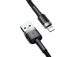 Baseus Baseus Cafule Kabel USB Lightning do iPhone iPad iPod 2A 3m Czarny