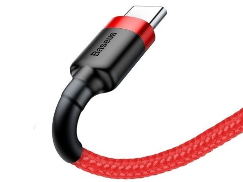 Baseus Baseus Kabel Cafule USB-C Type C 2A 3m Czerwono-czarny Baseus Baseus Kabel Cafule USB-C Type C 2A 3m Czerwono-czarny
