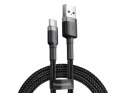 Baseus Baseus Kabel Cafule USB-C Type C 2A 3m Szary