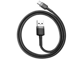 Baseus Baseus Kabel Cafule USB-C Type C 2A 3m Szary