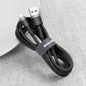 Baseus Baseus Kabel Cafule USB-C Type C 2A 3m Szary