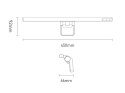Baseus Baseus Lampa LED I-Wok na monitor do komputera USB 5W Czarna