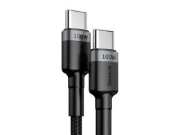 Baseus Kabel 2m Baseus Cafule USB-C Quick Charge 3.0 PD 2.0 100W 5A Szary