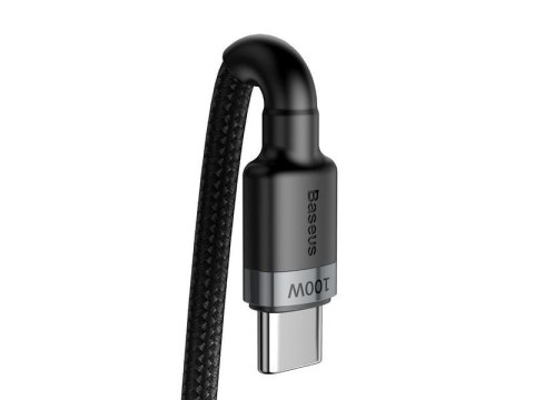 Baseus Kabel 2m Baseus Cafule USB-C Quick Charge 3.0 PD 2.0 100W 5A Szary Baseus Kabel 2m Baseus Cafule USB-C Quick Charge 3.0 PD 2.0 100W 5A Szary