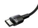 Baseus Kabel 2m Baseus Cafule USB-C Quick Charge 3.0 PD 2.0 100W 5A Szary
