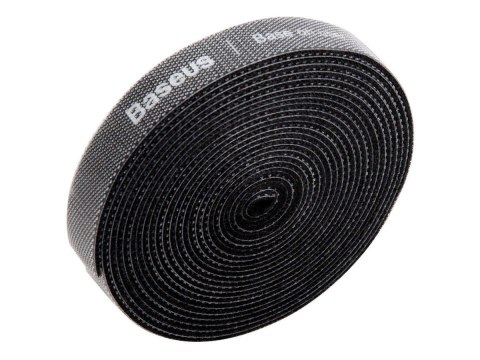 Baseus Taśma rzep Baseus organizer opaska do kabli Circle Velcro Strap 3m Czarny Baseus Taśma rzep Baseus organizer opaska do kabli Circle Velcro Strap 3m Czarny