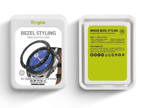Ringke Nakładka Ringke Bezel na tachymetr do Samsung Galaxy Watch 3 41mm Black Ringke Nakładka Ringke Bezel na tachymetr do Samsung Galaxy Watch 3 41mm Black