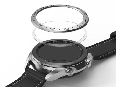 Ringke Nakładka Ringke Bezel na tachymetr do Samsung Galaxy Watch 3 41mm Silver 01 Ringke Nakładka Ringke Bezel na tachymetr do Samsung Galaxy Watch 3 41mm Silver 01