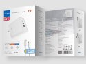 Rock Ładowarka sieciowa USB + 2x USB-C Rock Gan UE/ USA + Kabel USB-C Type C