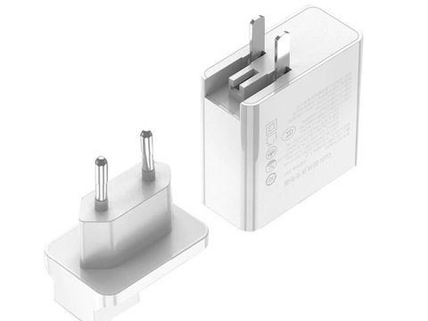 Rock Ładowarka sieciowa USB + 2x USB-C Rock Gan UE/ USA + Kabel USB-C Type C Rock Ładowarka sieciowa USB + 2x USB-C Rock Gan UE/ USA + Kabel USB-C Type C