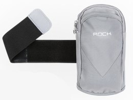 Rock Rock saszetka opaska sportowa do biegania na ramię armband Szara