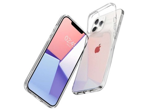 Spigen Etui Spigen Liquid Crystal do Apple iPhone 12/ 12 Pro 6.1 Crystal Clear Spigen Etui Spigen Liquid Crystal do Apple iPhone 12/ 12 Pro 6.1 Crystal Clear