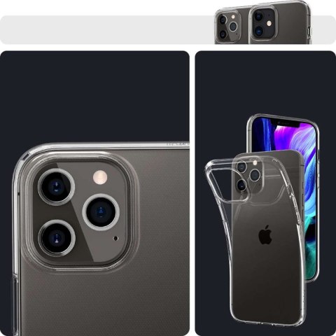 Spigen Etui Spigen Liquid Crystal do Apple iPhone 12/ 12 Pro 6.1 Crystal Clear Spigen Etui Spigen Liquid Crystal do Apple iPhone 12/ 12 Pro 6.1 Crystal Clear