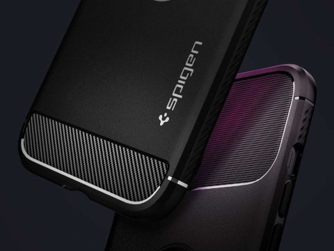 Spigen Etui Spigen Rugged Armor do Apple iPhone 12/ 12 Pro 6.1 Matte Black Spigen Etui Spigen Rugged Armor do Apple iPhone 12/ 12 Pro 6.1 Matte Black