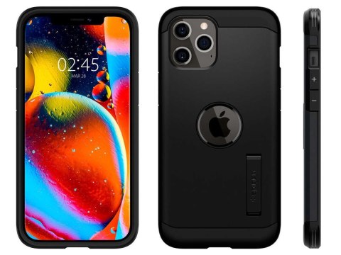 Spigen Etui Spigen Tough Armor do Apple iPhone 12/ 12 Pro 6.1 Black Spigen Etui Spigen Tough Armor do Apple iPhone 12/ 12 Pro 6.1 Black