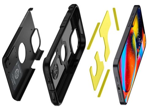 Spigen Etui Spigen Tough Armor do Apple iPhone 12/ 12 Pro 6.1 Black Spigen Etui Spigen Tough Armor do Apple iPhone 12/ 12 Pro 6.1 Black
