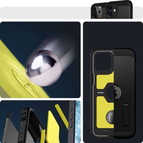 Spigen Etui Spigen Tough Armor do Apple iPhone 12/ 12 Pro 6.1 Black Spigen Etui Spigen Tough Armor do Apple iPhone 12/ 12 Pro 6.1 Black