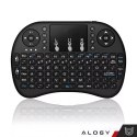 Alogy Bezprzewodowa mini Klawiatura Alogy podświetlana 3 kolory touchpad