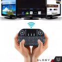 Alogy Bezprzewodowa mini Klawiatura Alogy podświetlana 3 kolory touchpad