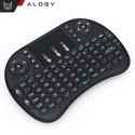 Alogy Bezprzewodowa mini Klawiatura Alogy podświetlana 3 kolory touchpad
