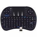 Alogy Bezprzewodowa mini Klawiatura Alogy podświetlana 3 kolory touchpad