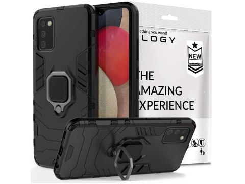 Alogy Etui Alogy Stand Ring Armor do Samsung Galaxy A02s/ A03s 164mm czarne Alogy Etui Alogy Stand Ring Armor do Samsung Galaxy A02s/ A03s 164mm czarne