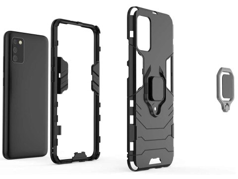 Alogy Etui Alogy Stand Ring Armor do Samsung Galaxy A02s/ A03s 164mm czarne Alogy Etui Alogy Stand Ring Armor do Samsung Galaxy A02s/ A03s 164mm czarne