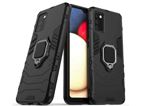 Alogy Etui Alogy Stand Ring Armor do Samsung Galaxy A02s/ A03s 164mm czarne Alogy Etui Alogy Stand Ring Armor do Samsung Galaxy A02s/ A03s 164mm czarne