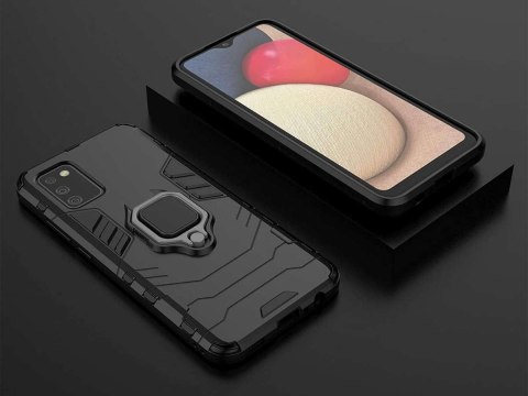 Alogy Etui Alogy Stand Ring Armor do Samsung Galaxy A02s/ A03s 164mm czarne Alogy Etui Alogy Stand Ring Armor do Samsung Galaxy A02s/ A03s 164mm czarne