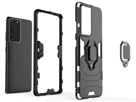 Alogy Etui Alogy Stand Ring Armor do Samsung Galaxy S21 Ultra czarne Alogy Etui Alogy Stand Ring Armor do Samsung Galaxy S21 Ultra czarne