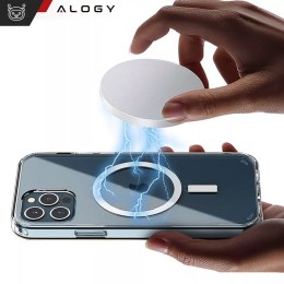 Alogy Etui do MagSafe Alogy Ultra Slim Mag do ładowarek Qi do iPhone 12/ Pro Przezroczyste