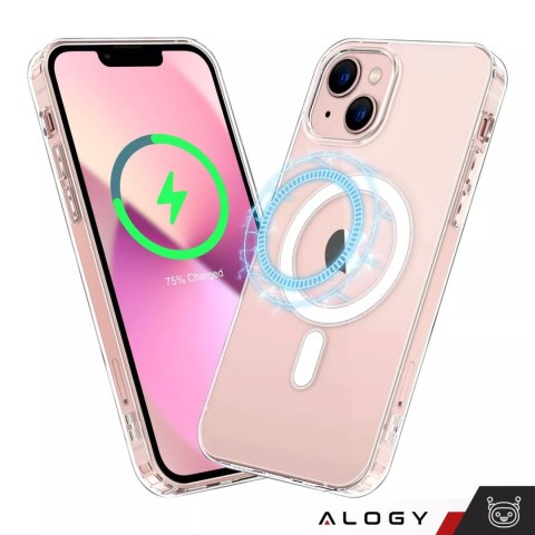 Alogy Etui do MagSafe Alogy Ultra Slim Mag do ładowarek Qi do iPhone 12/ Pro Przezroczyste Alogy Etui do MagSafe Alogy Ultra Slim Mag do ładowarek Qi do iPhone 12/ Pro Przezroczyste