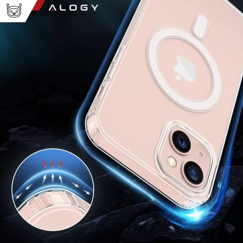 Alogy Etui do MagSafe Alogy Ultra Slim Mag do ładowarek Qi do iPhone 12/ Pro Przezroczyste Alogy Etui do MagSafe Alogy Ultra Slim Mag do ładowarek Qi do iPhone 12/ Pro Przezroczyste