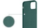 Alogy Etui silikonowe Ring Ultra Slim Alogy do iPhone 12 Pro Max 6.7 Zielone