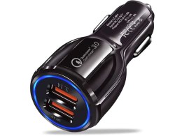 Alogy Ładowarka samochodowa szybka Alogy 2x USB 3.1A QC 3.0 18W