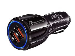 Alogy Ładowarka samochodowa szybka Alogy 2x USB 3.1A QC 3.0 18W