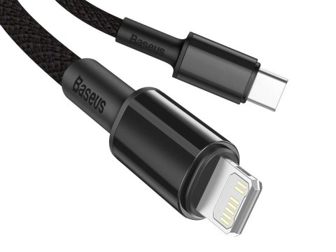 Baseus Kabel 1m Baseus przewód USB-C Type C na Lightning PD 20W Grey Baseus Kabel 1m Baseus przewód USB-C Type C na Lightning PD 20W Grey