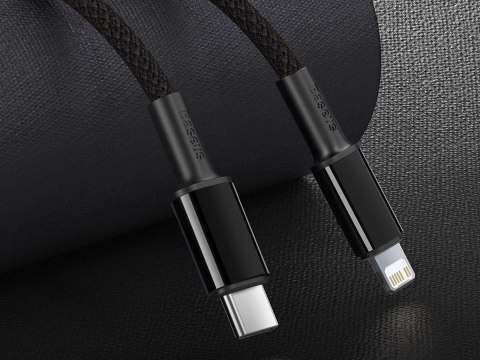 Baseus Kabel 1m Baseus przewód USB-C Type C na Lightning PD 20W Grey Baseus Kabel 1m Baseus przewód USB-C Type C na Lightning PD 20W Grey