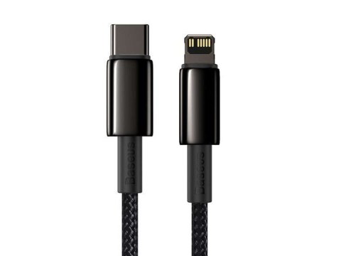 Baseus Kabel 2m Baseus przewód USB-C Type C na Lightning PD 20W Black Baseus Kabel 2m Baseus przewód USB-C Type C na Lightning PD 20W Black