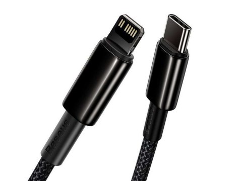 Baseus Kabel 2m Baseus przewód USB-C Type C na Lightning PD 20W Black Baseus Kabel 2m Baseus przewód USB-C Type C na Lightning PD 20W Black