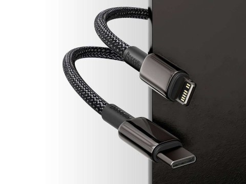 Baseus Kabel 2m Baseus przewód USB-C Type C na Lightning PD 20W Black Baseus Kabel 2m Baseus przewód USB-C Type C na Lightning PD 20W Black